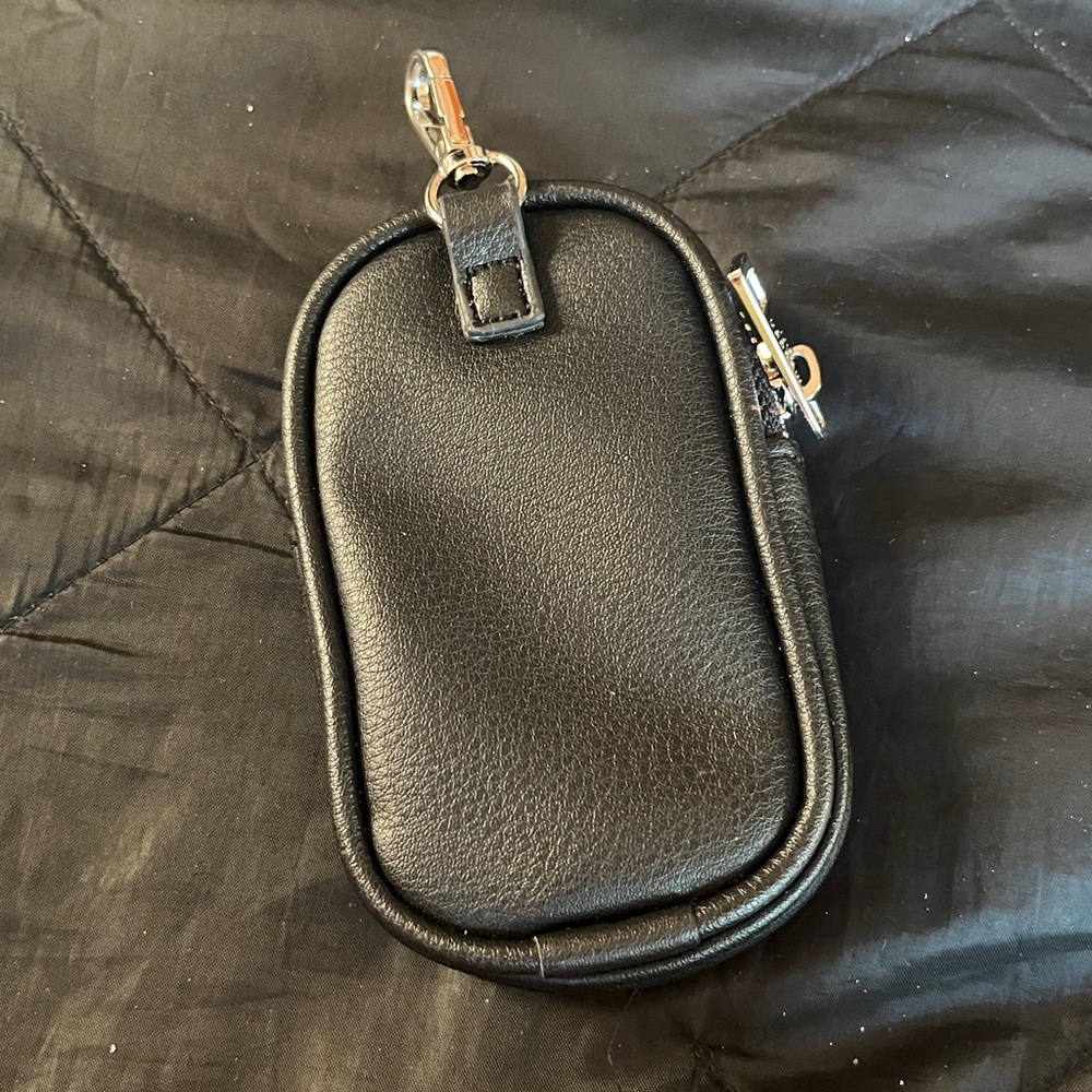 New clip on wallet Black mini bag